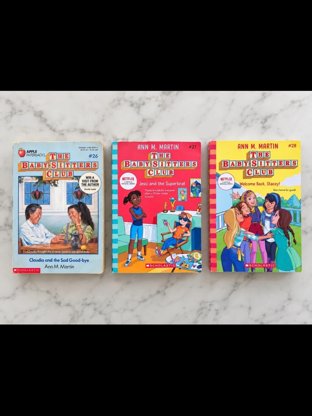 Scholastic The Baby-Sitters Club books 26,27,28